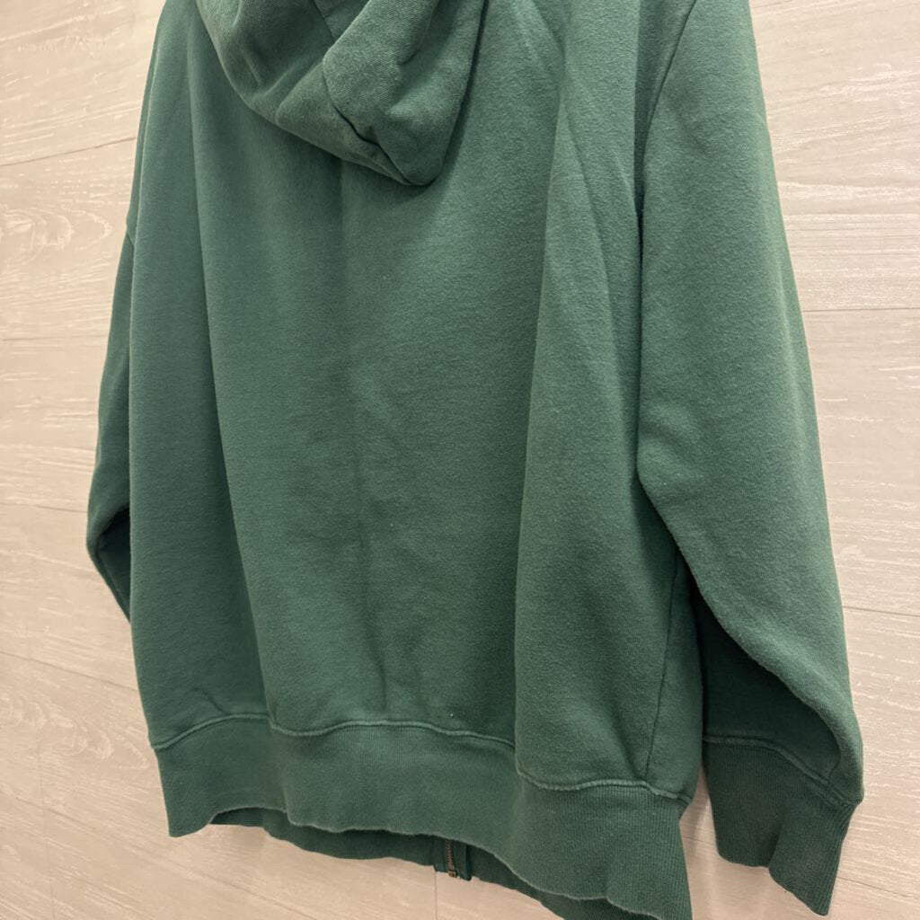 Coca Cola Green Zip Up Hoodie Extra Large