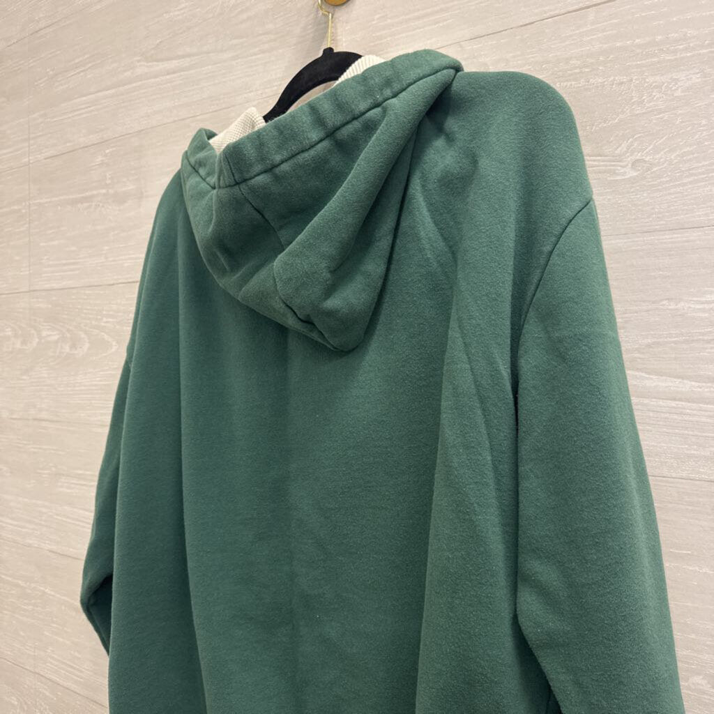 Coca Cola Green Zip Up Hoodie Extra Large