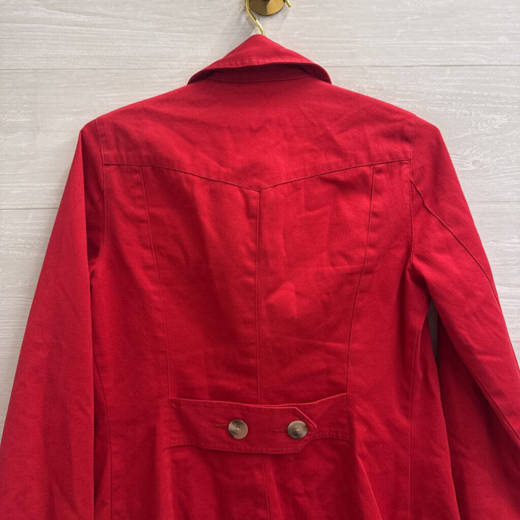 Issac Mizrahi Red Lightweight Jacket Small