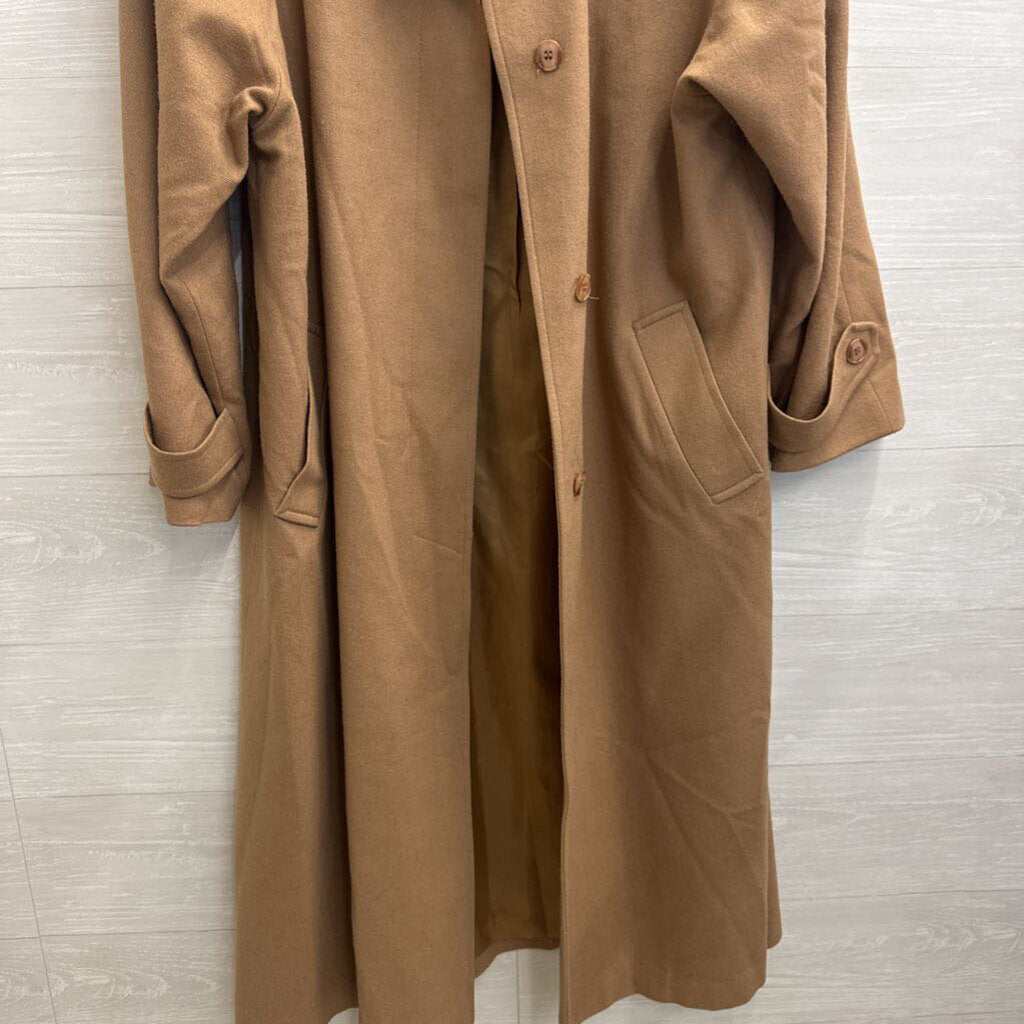 Vintage Forecaster Brown 100% Wool Long Jacket 16