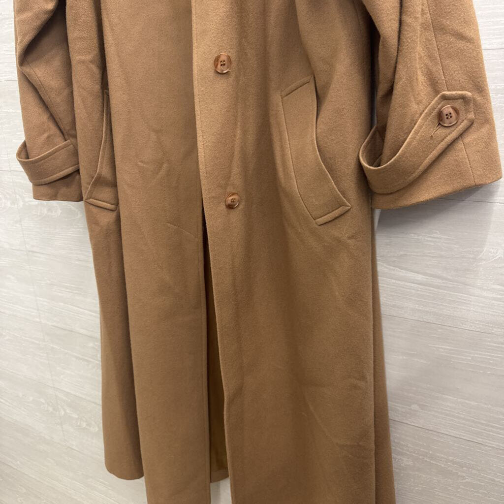 Vintage Forecaster Brown 100% Wool Long Jacket 16