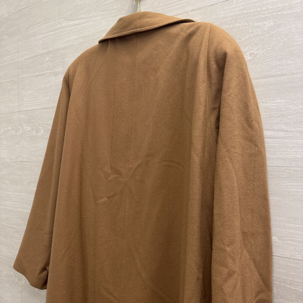 Vintage Forecaster Brown 100% Wool Long Jacket 16