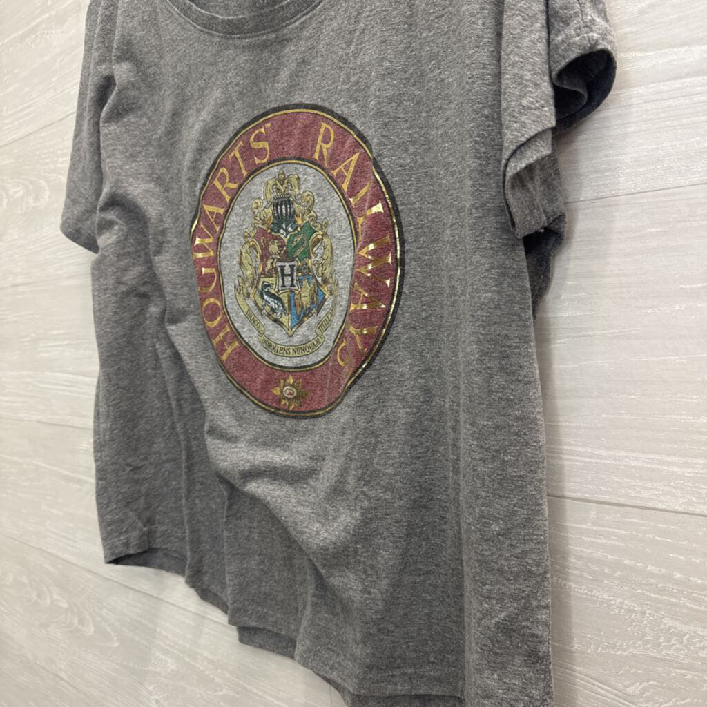 Harry Potter Grey Short Sleeve Graphic Tee Large