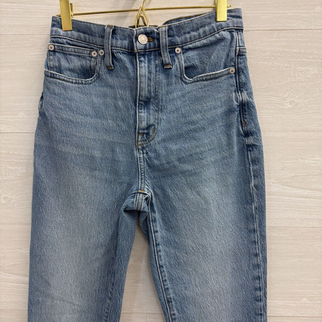 Madewell Light Wash The High Rise Slim Boy Jeans 24