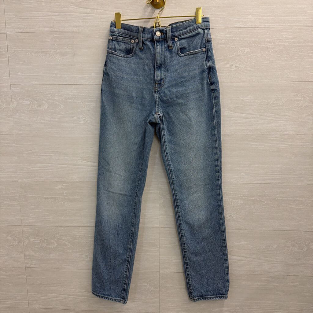 Madewell Light Wash The High Rise Slim Boy Jeans 24