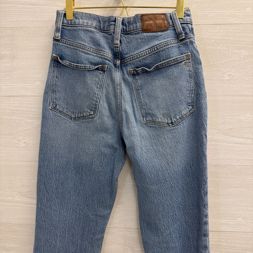 Madewell Light Wash The High Rise Slim Boy Jeans 24