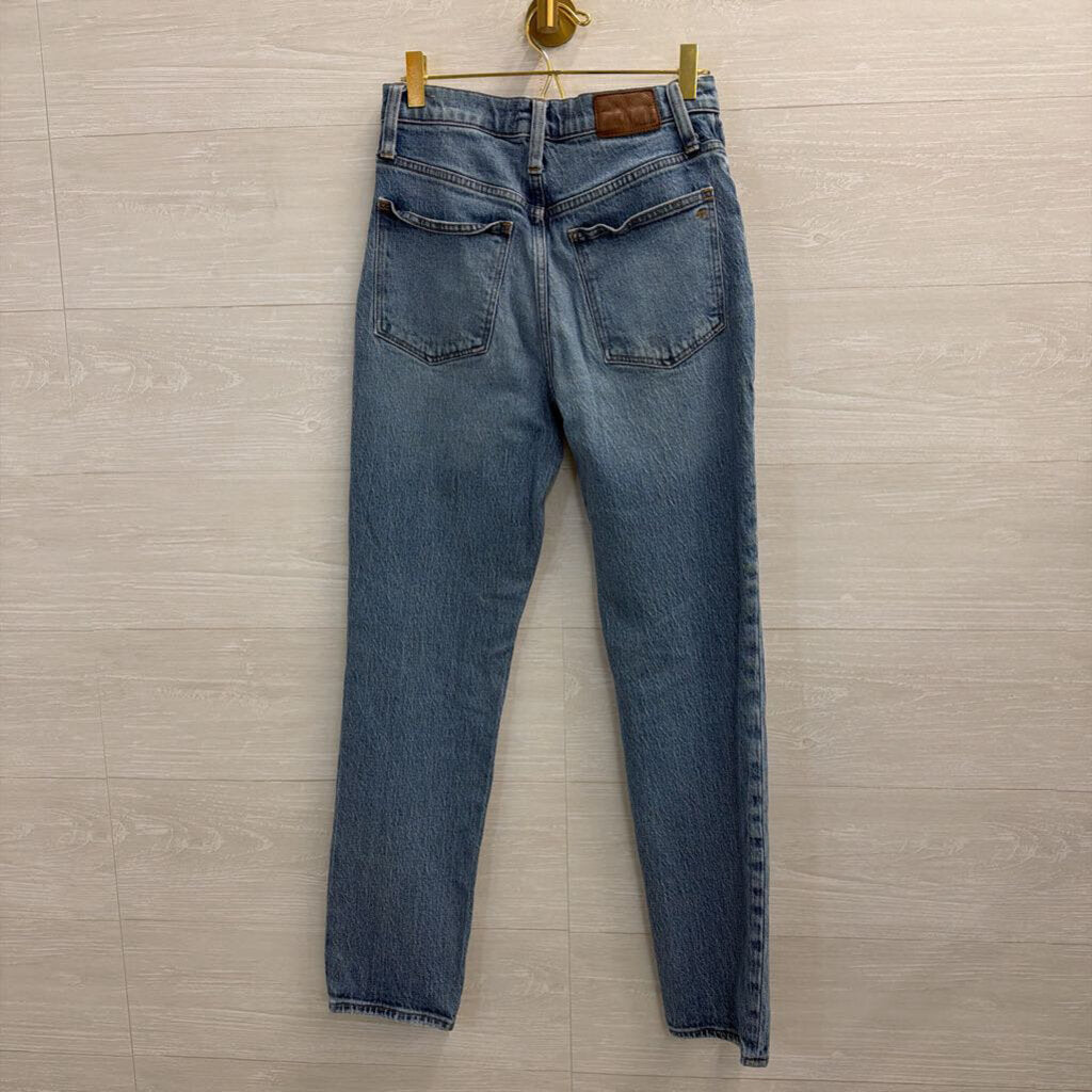 Madewell Light Wash The High Rise Slim Boy Jeans 24