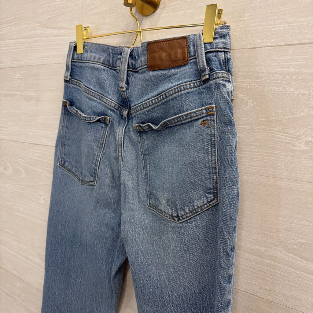 Madewell Light Wash The High Rise Slim Boy Jeans 24