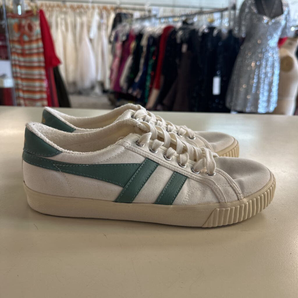 Gola White/ Green Classic Sneakers 8