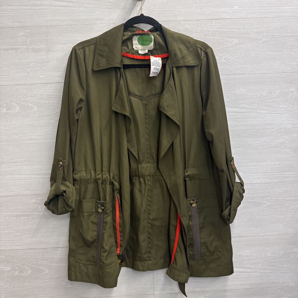 Anthropologie Green Gisborne Anorak Jacket Small