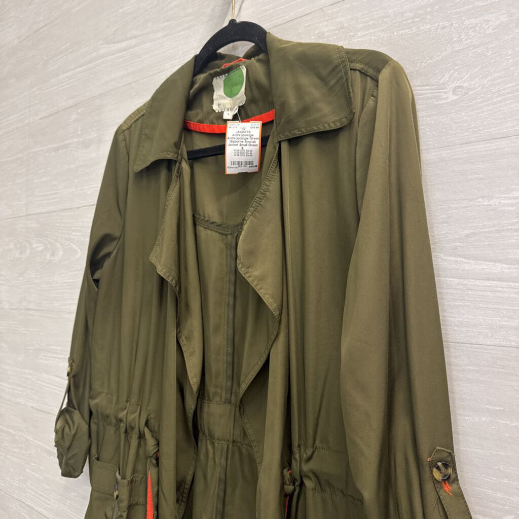 Anthropologie Green Gisborne Anorak Jacket Small