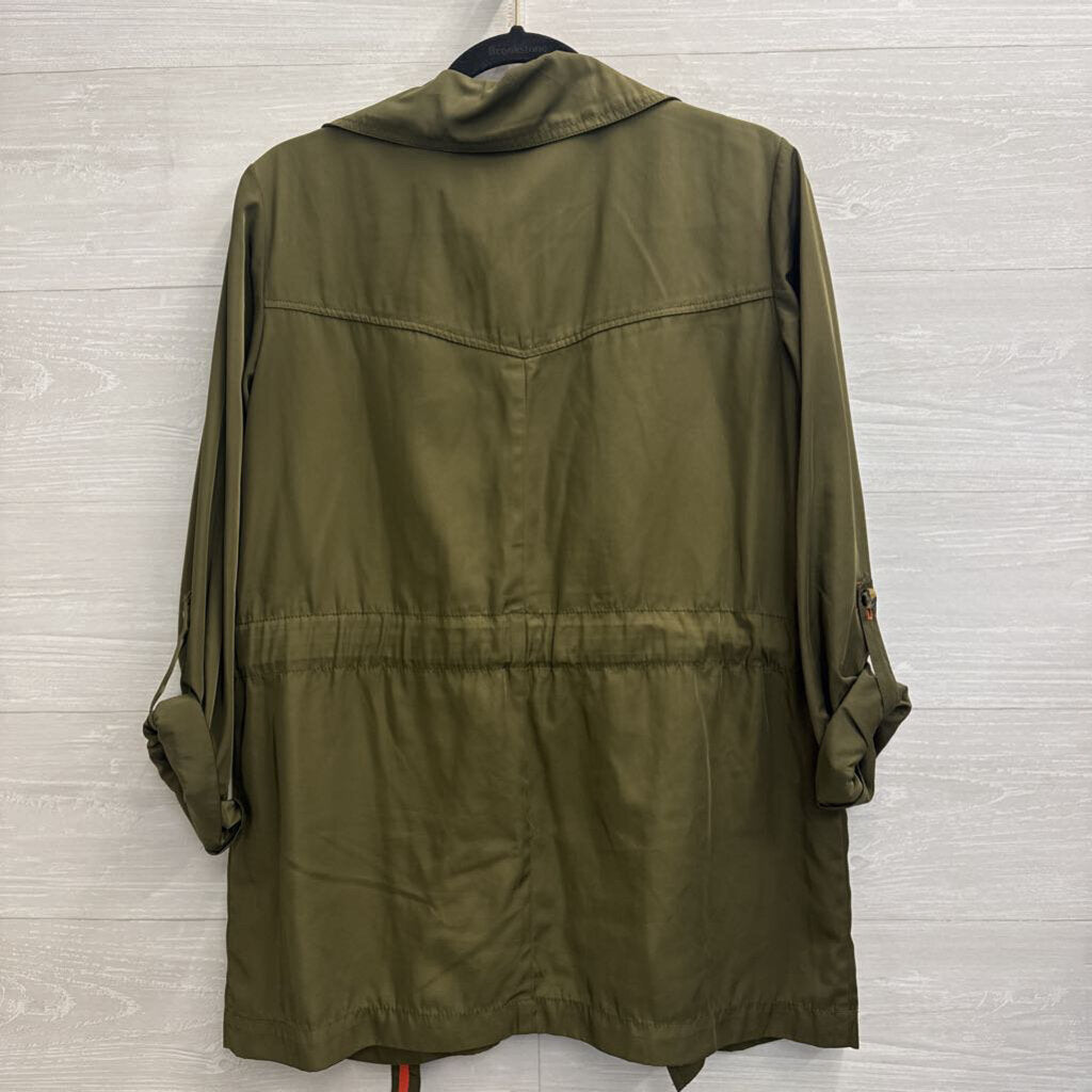 Anthropologie Green Gisborne Anorak Jacket Small