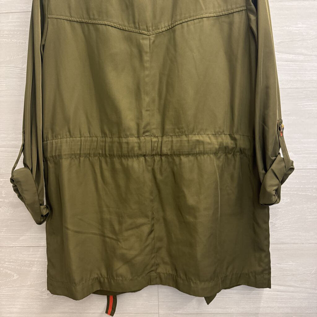 Anthropologie Green Gisborne Anorak Jacket Small