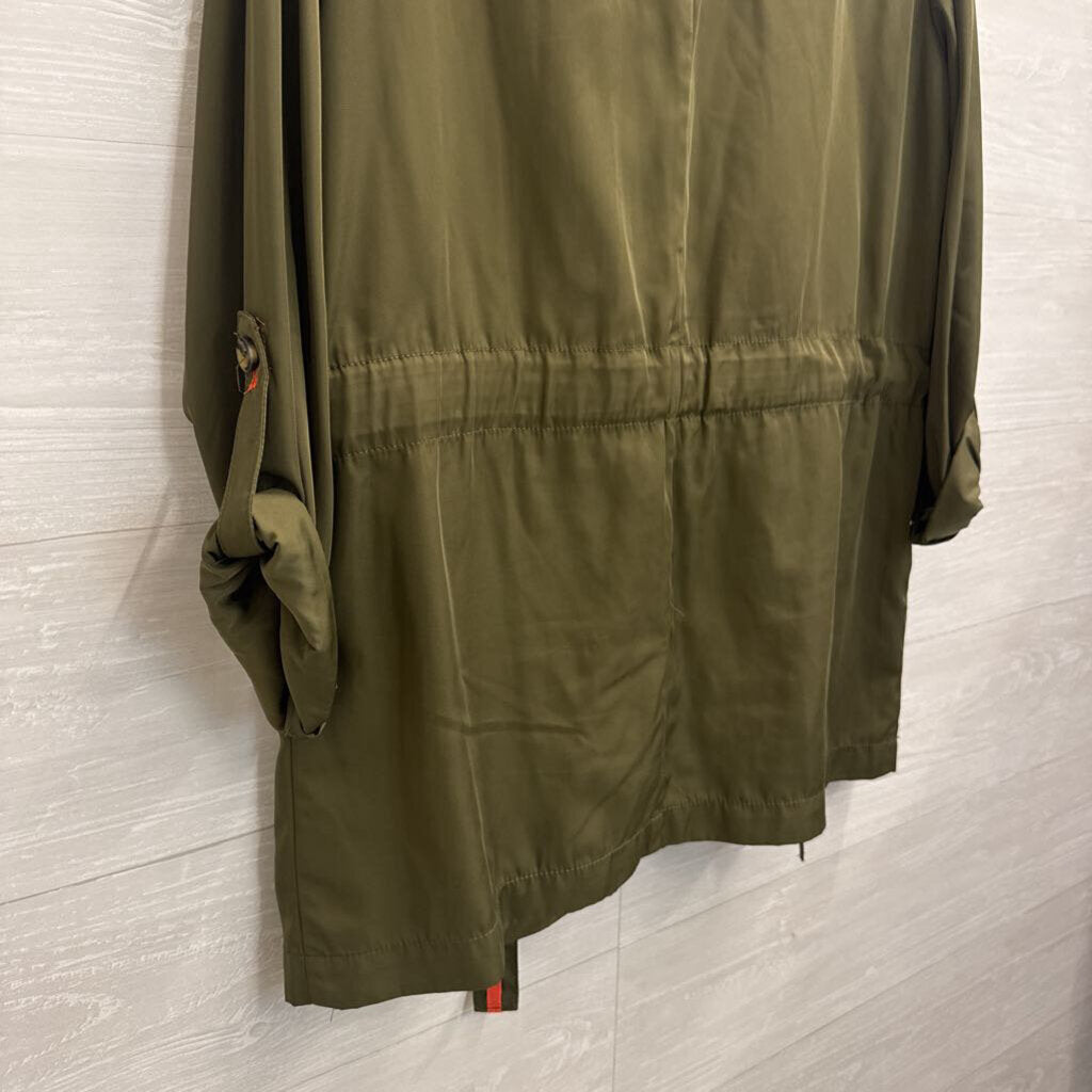 Anthropologie Green Gisborne Anorak Jacket Small