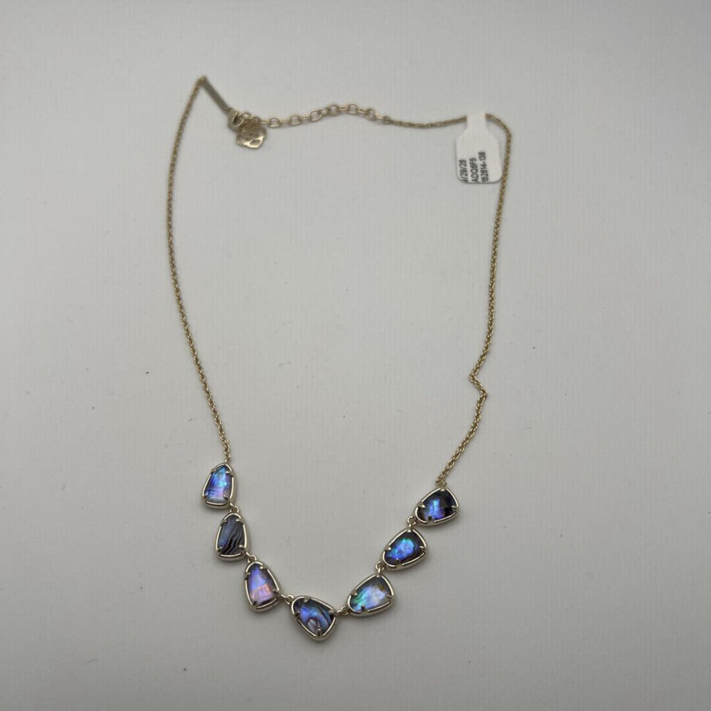 Kendra Scott Gold Susanna Multi Stone Link Necklace
