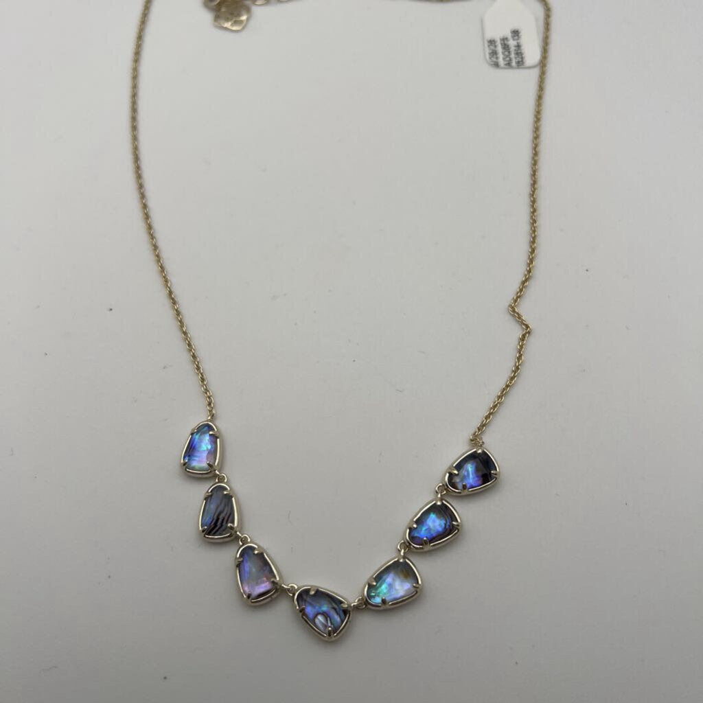 Kendra Scott Gold Susanna Multi Stone Link Necklace