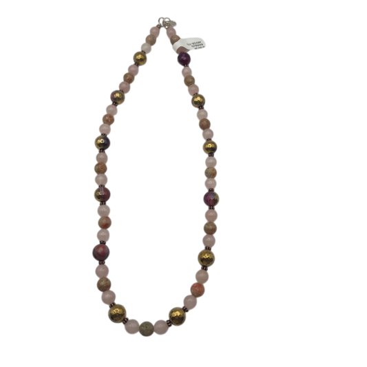 Rose Quartz Beaded Necklace