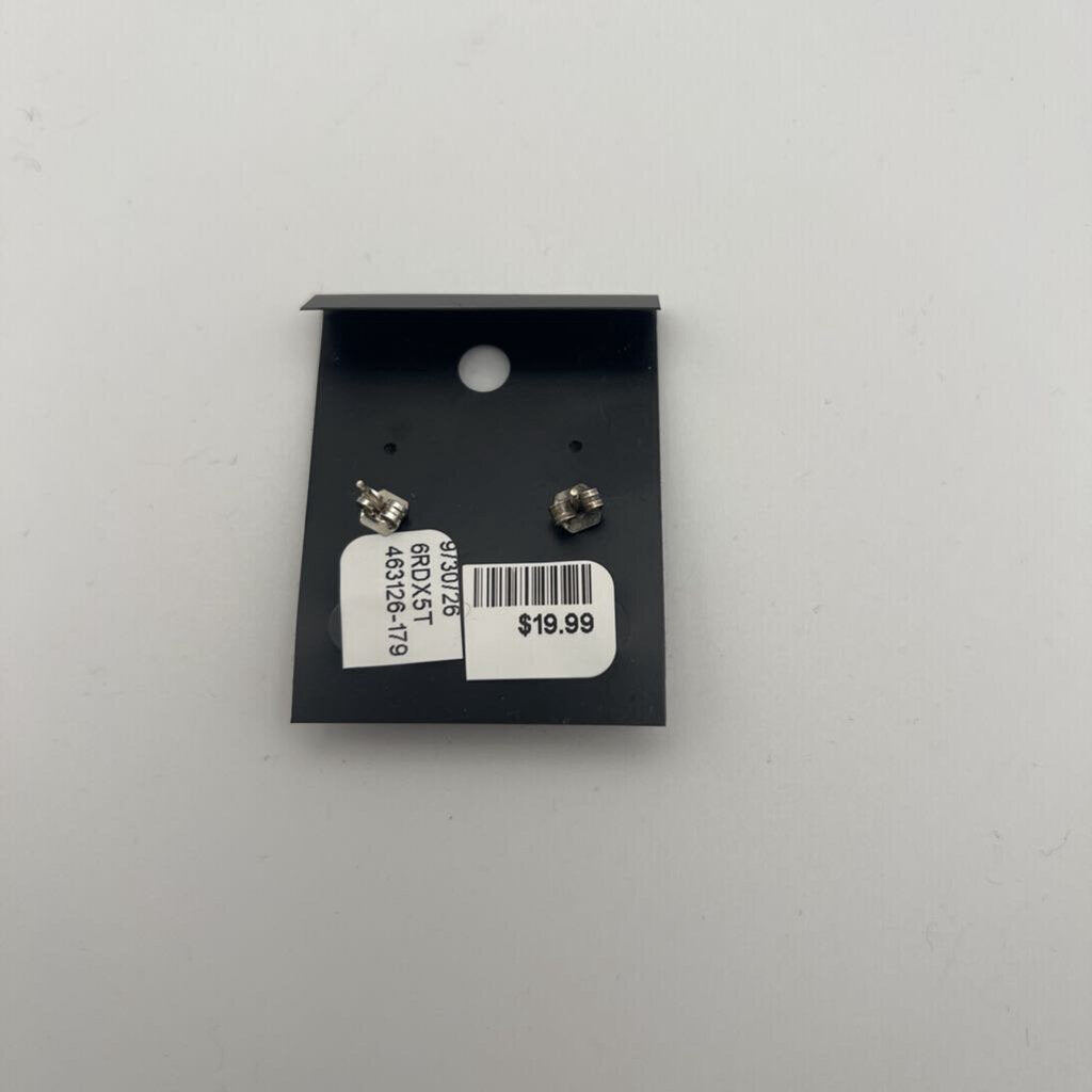 Brighton SIlver/ Multi Stone Stud Earrings
