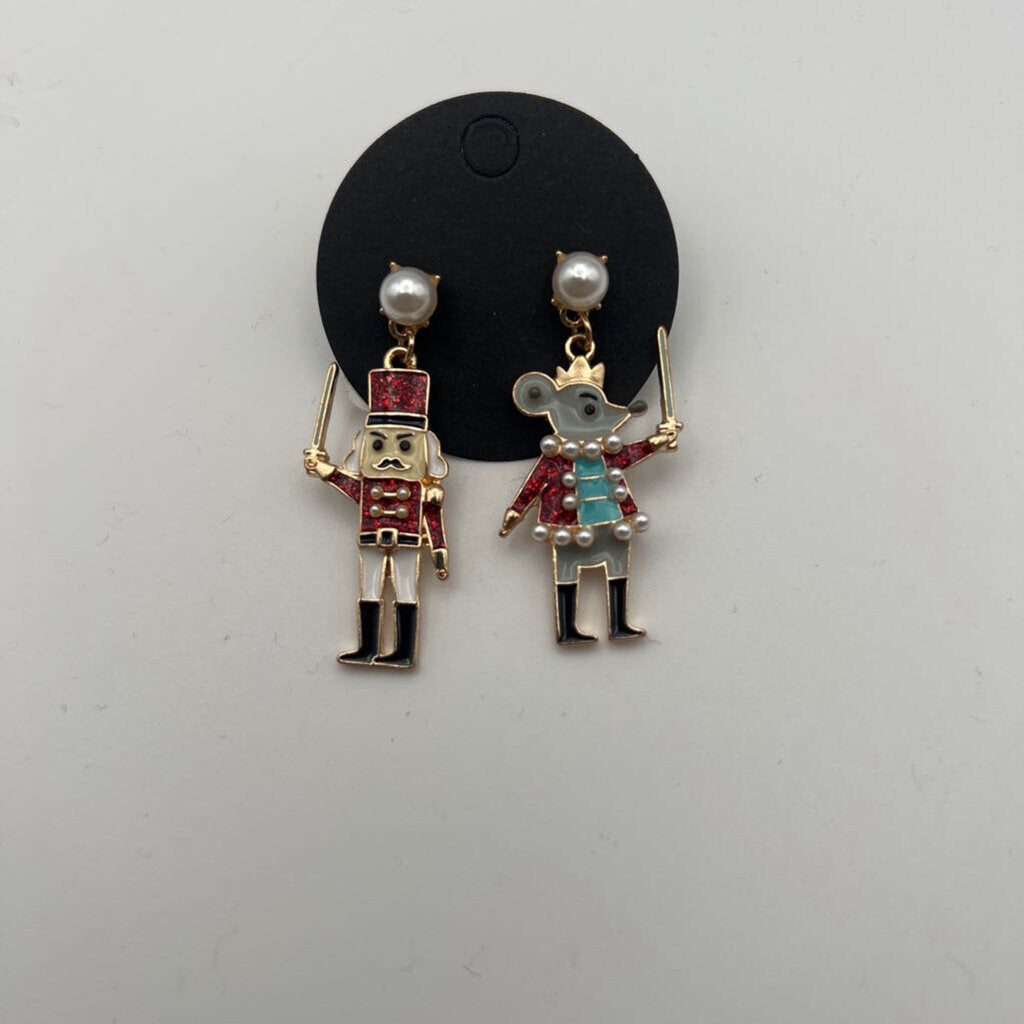 Nutcracker Drop Earrings
