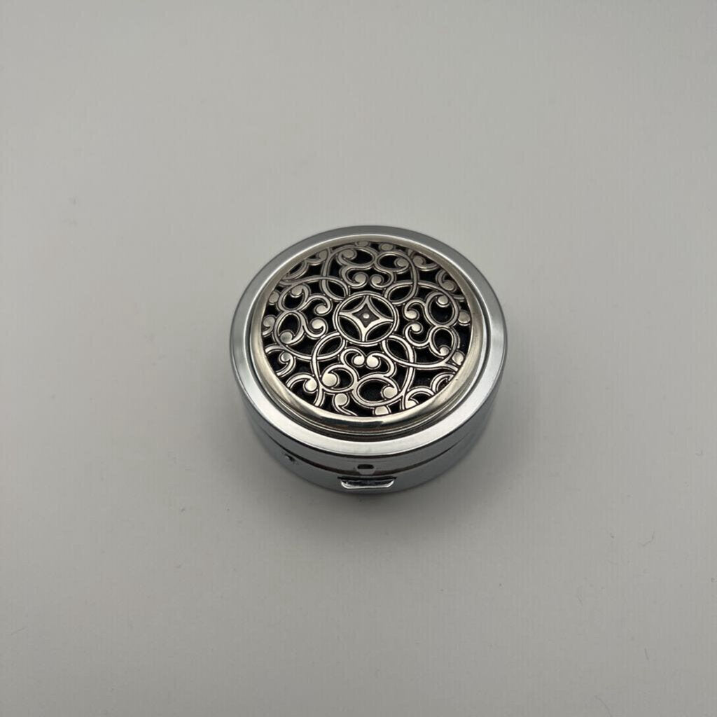 Brighton Silver Swirl Small Pill Box