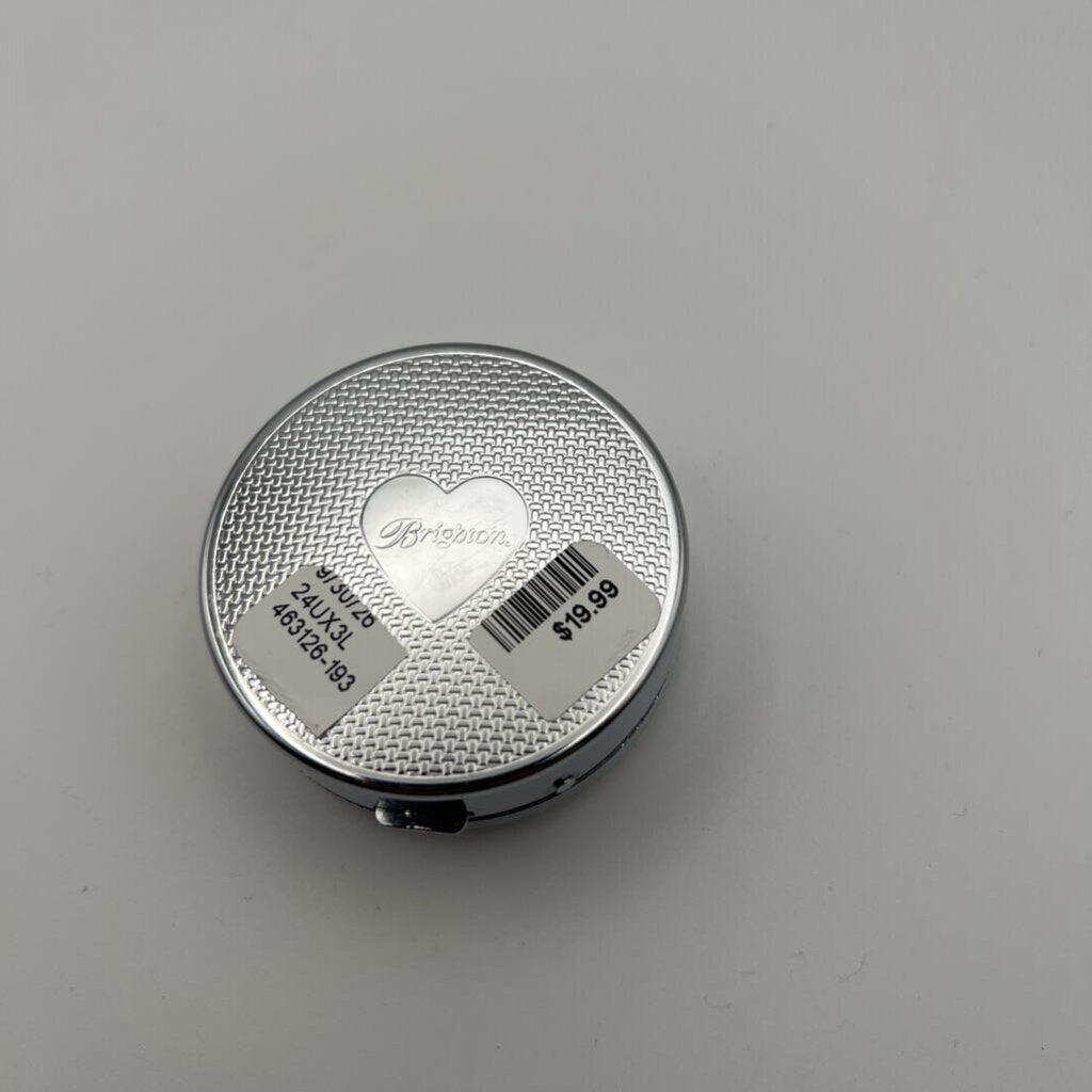 Brighton Silver Swirl Small Pill Box