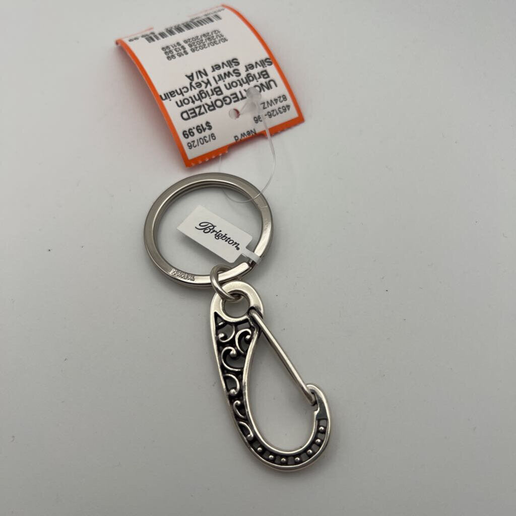 Brighton Silver Swirl Keychain