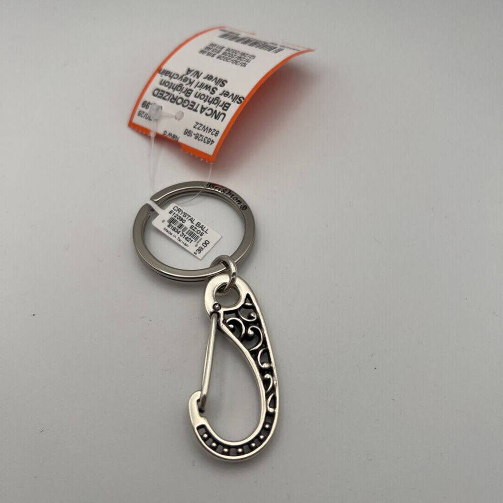 Brighton Silver Swirl Keychain