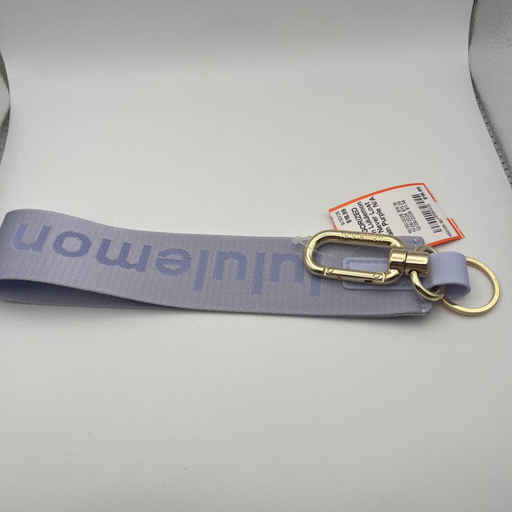 Lululemon Purple Never Lost Keychain