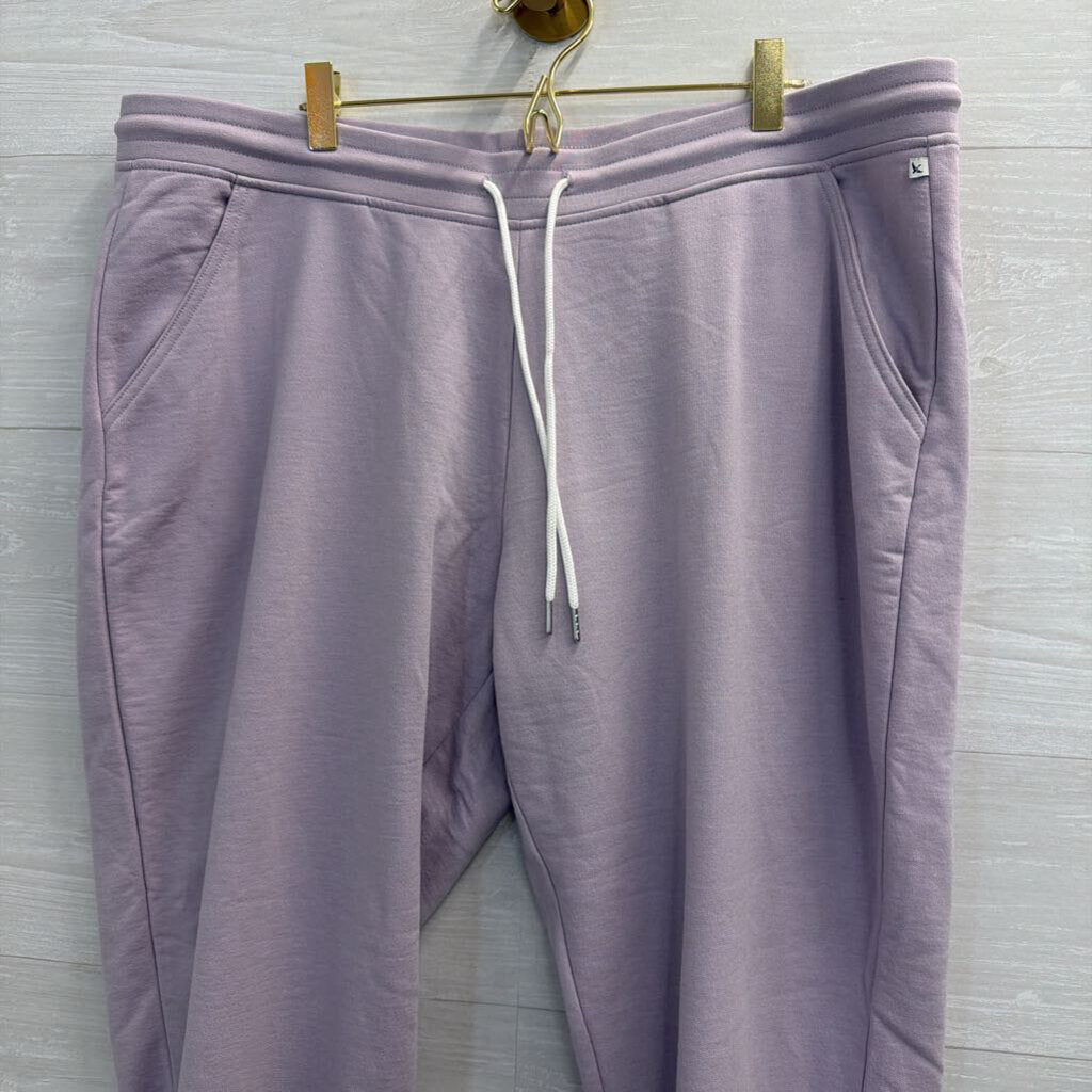 Eddie Bauer Purple Camp Fleece Joggers Extra Large