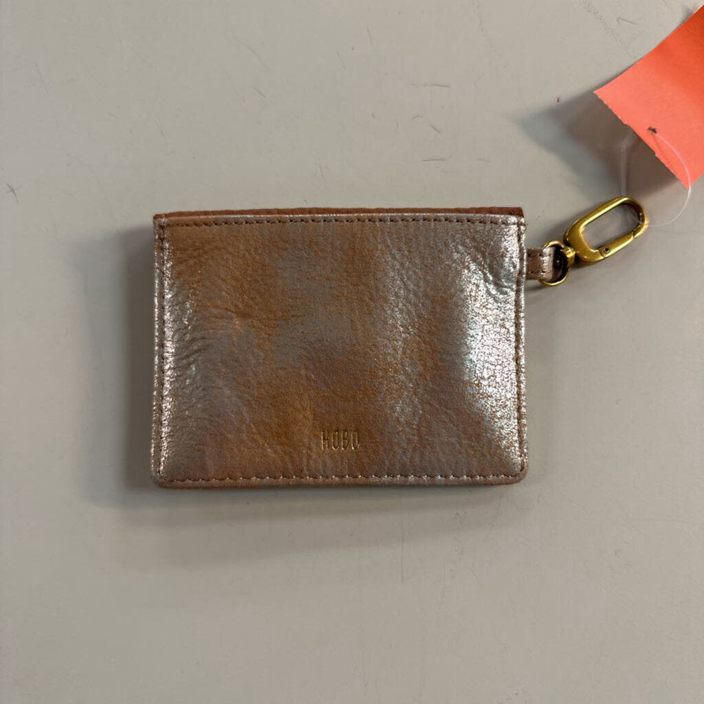 Hobo Brown Leather Tabby Flap Card Case