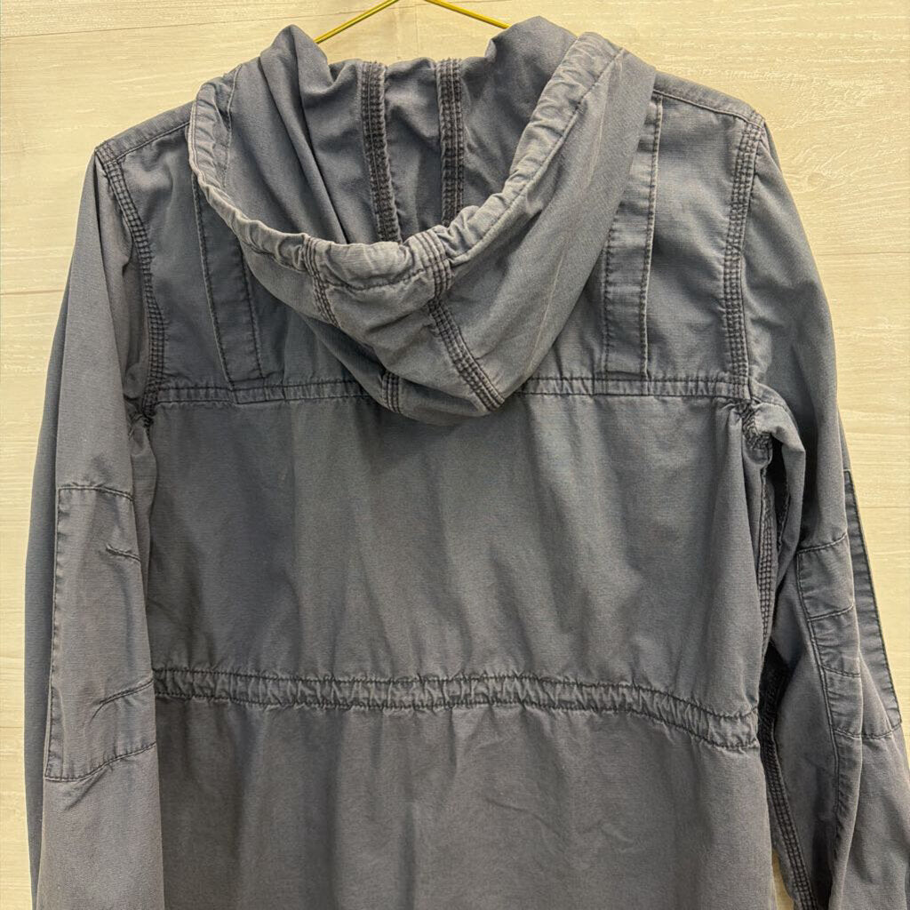 Carhartt Blue Utility Zip Up Hooded Jacket Medium