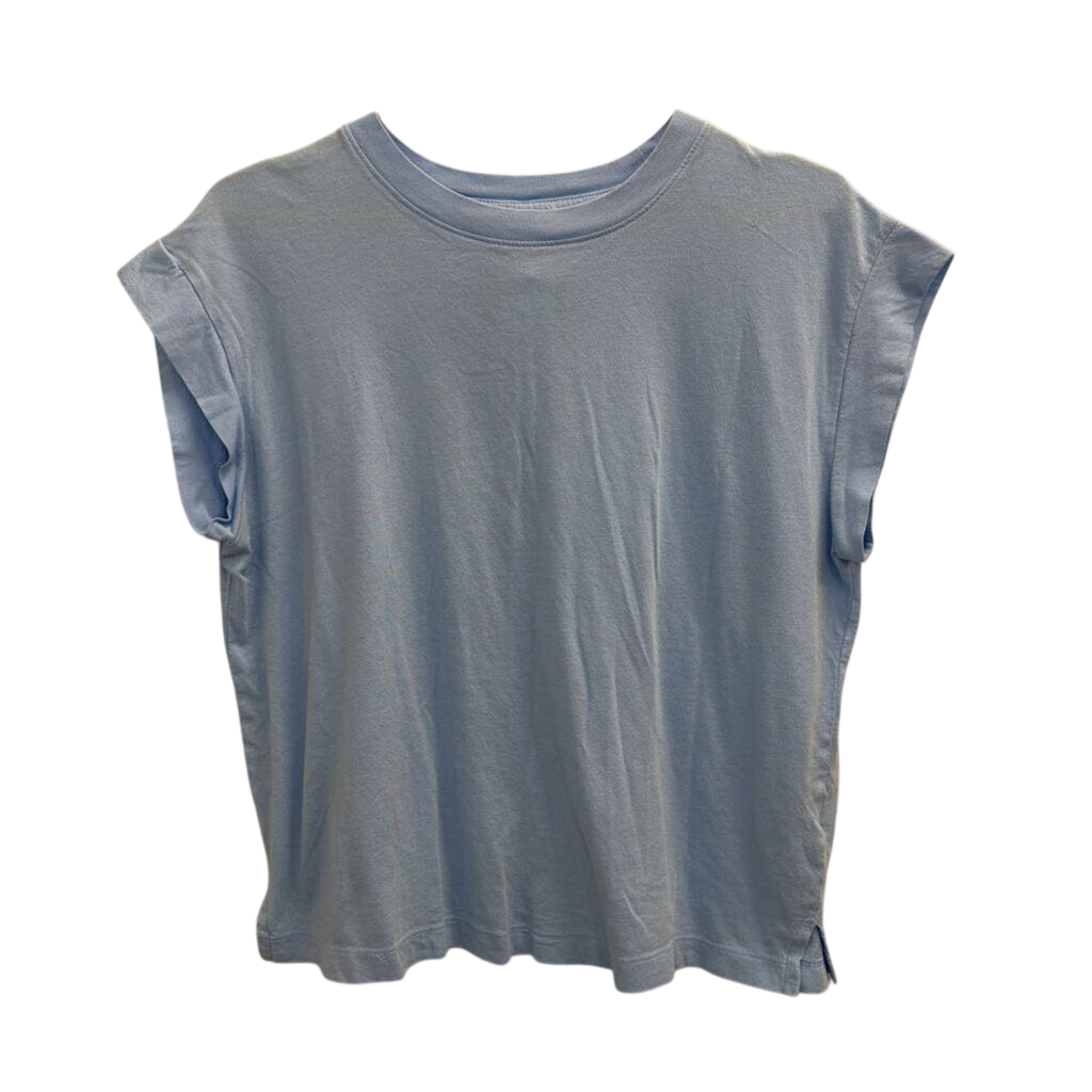 Blue Short Sleeve Top Medium