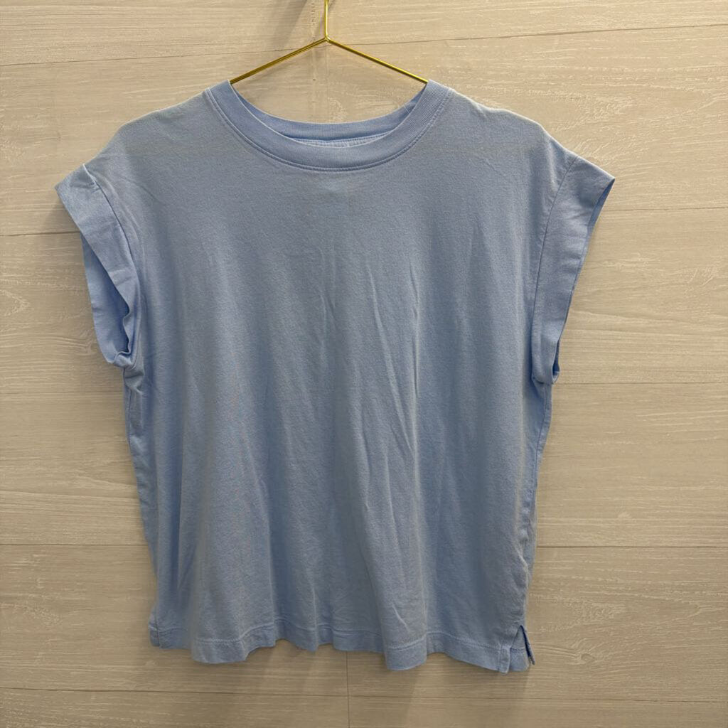 Blue Short Sleeve Top Medium
