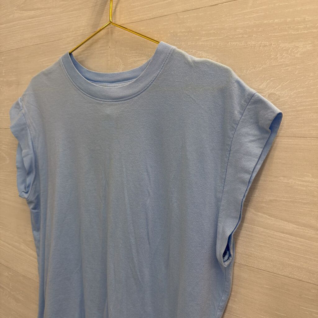 Blue Short Sleeve Top Medium