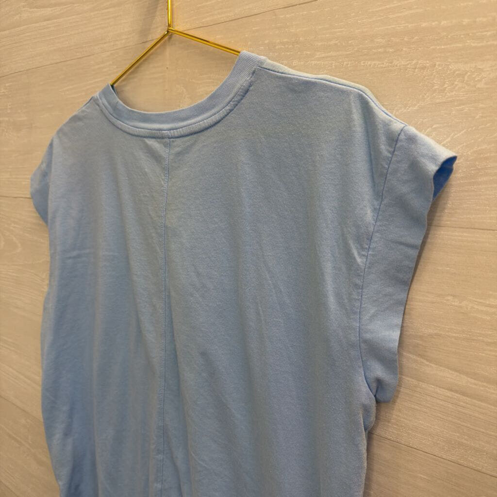 Blue Short Sleeve Top Medium