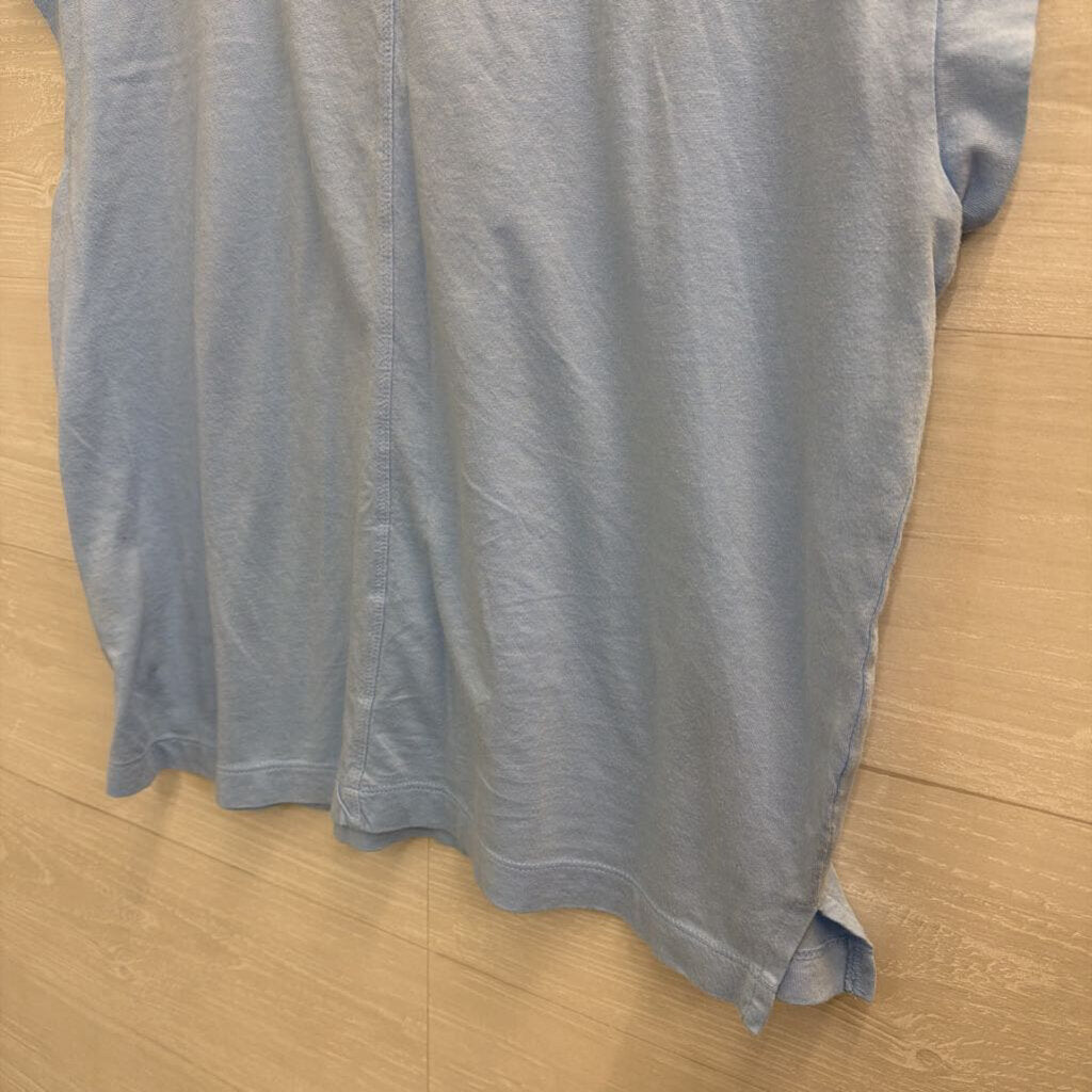 Blue Short Sleeve Top Medium