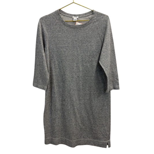 J Crew Grey Long Sleeve Shift Dress Small