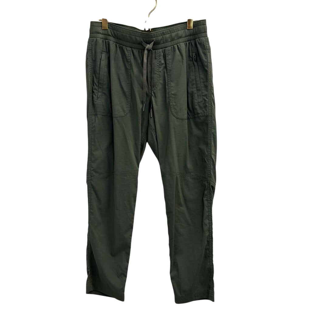 LL Bean Green Pull On Pants Small Petite