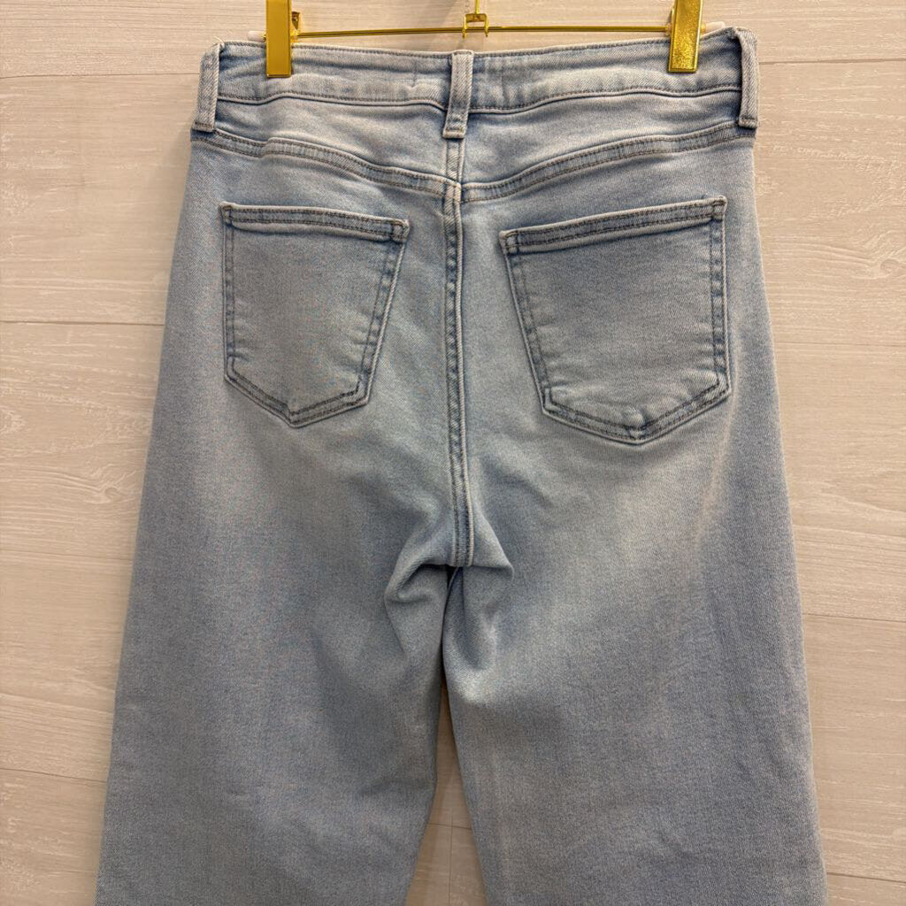 Just USA Light Wash Wide Leg Jeans 27