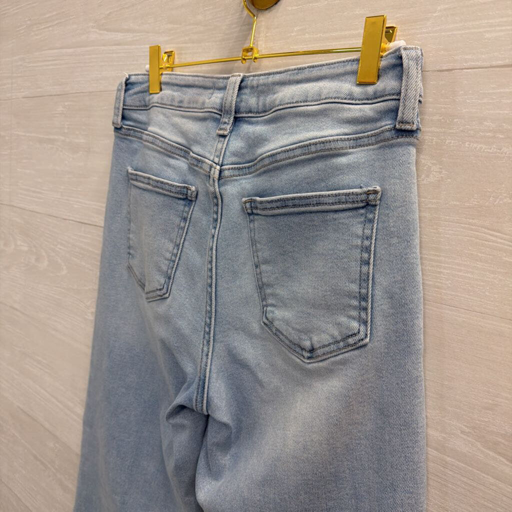 Just USA Light Wash Wide Leg Jeans 27