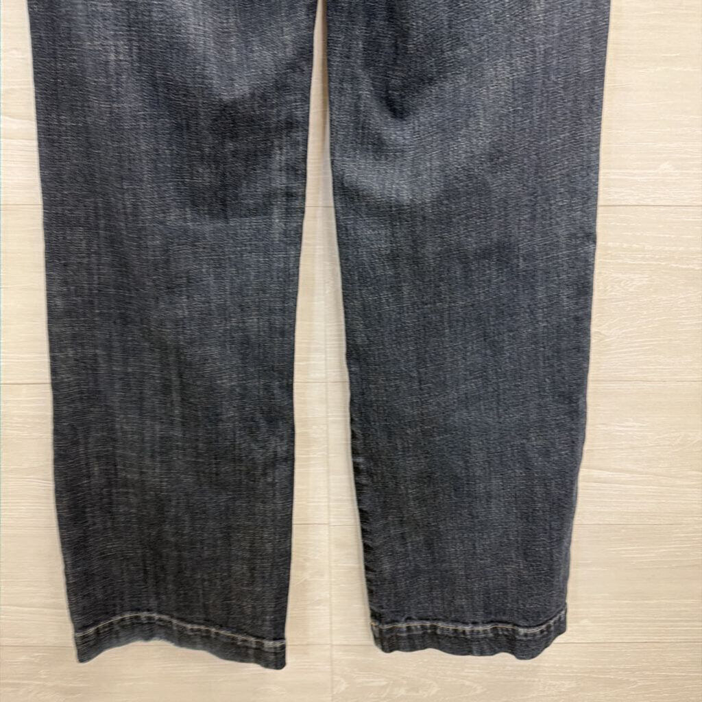 J Crew Dark Wash Stretch Favorite Fit Wide Leg Jeans 6