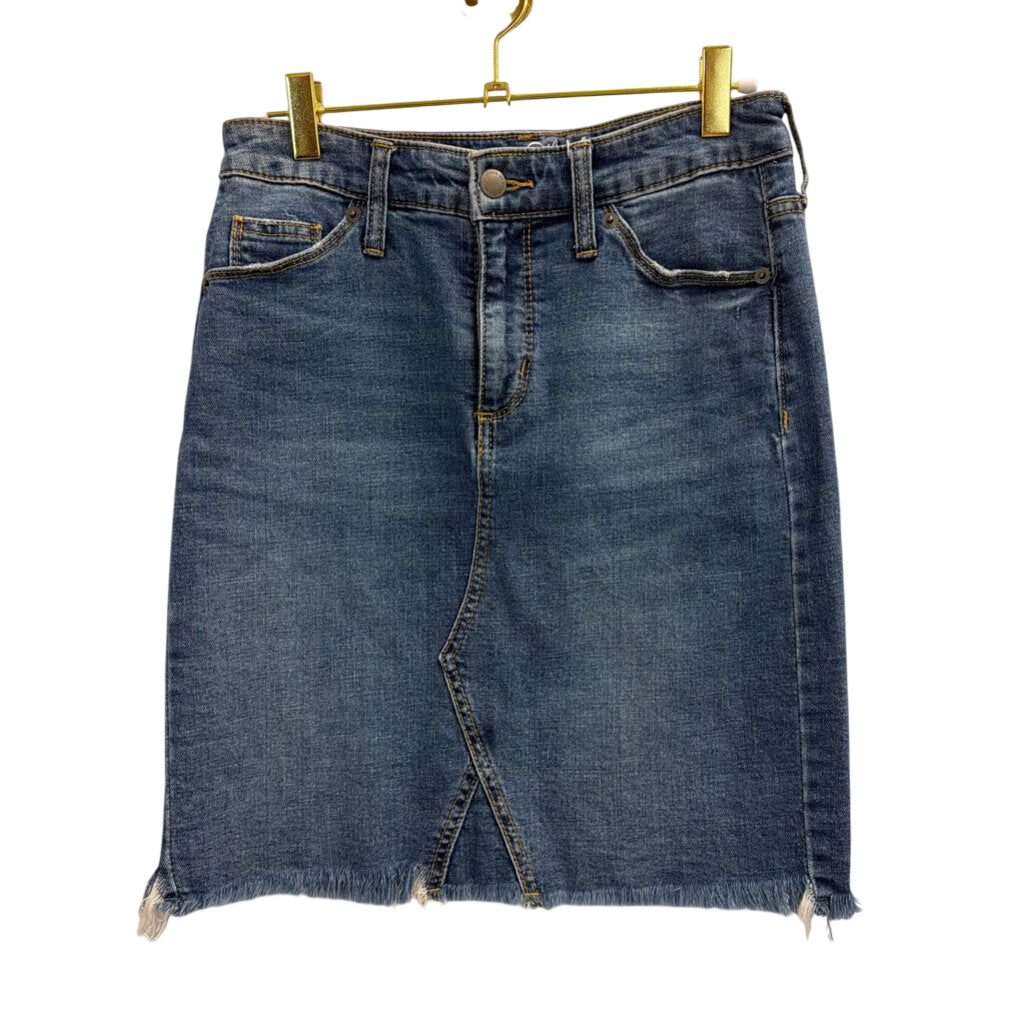 Medium Wash Denim Skirt 27