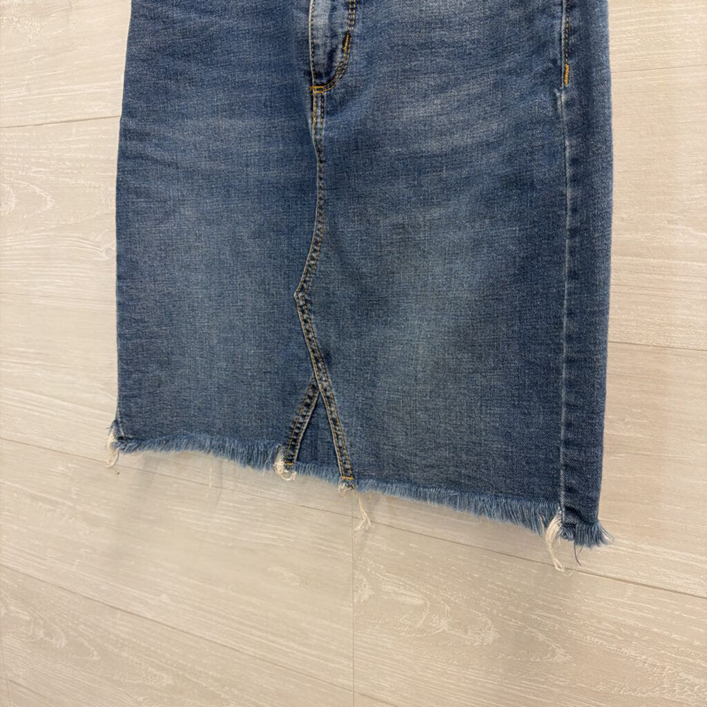 Medium Wash Denim Skirt 27