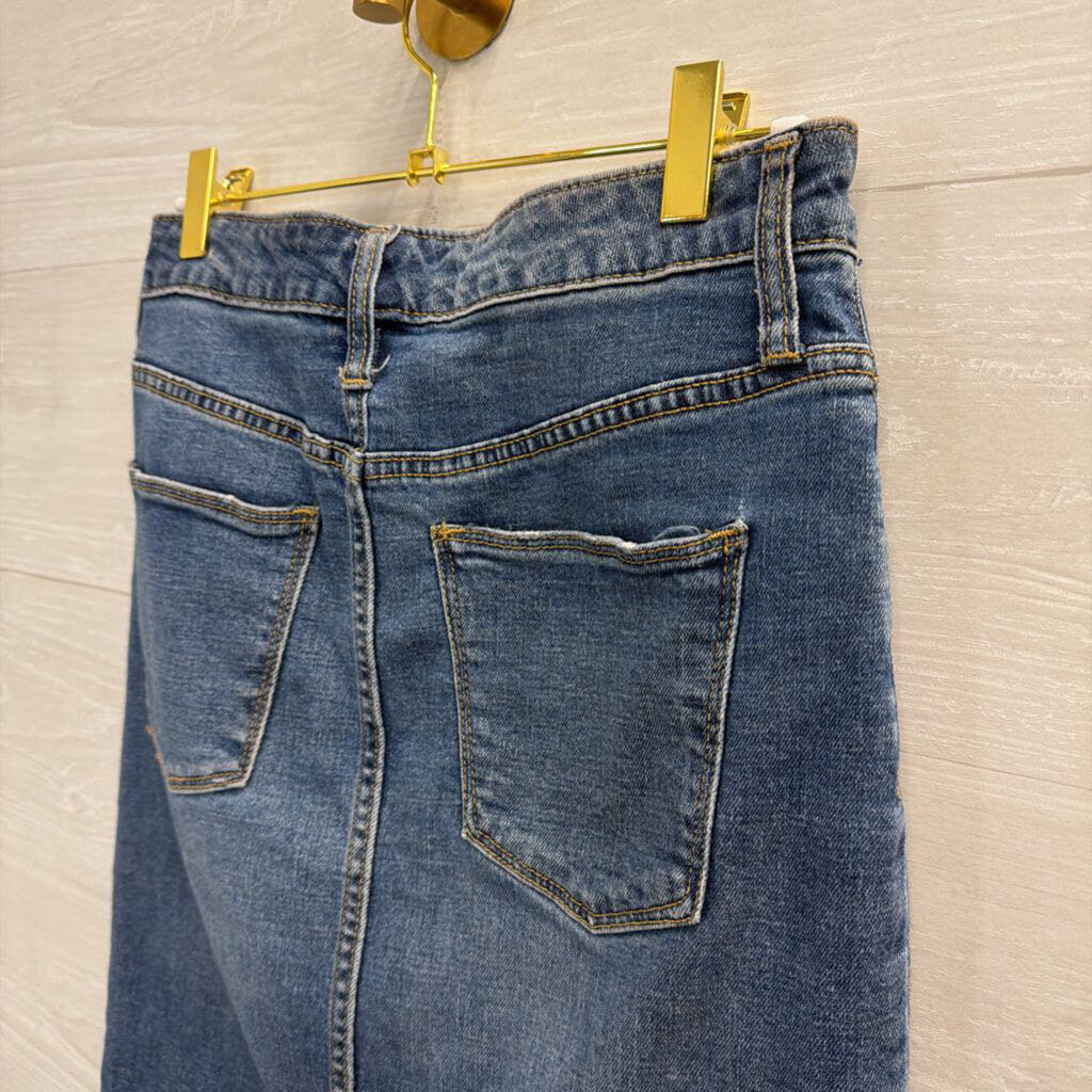 Medium Wash Denim Skirt 27