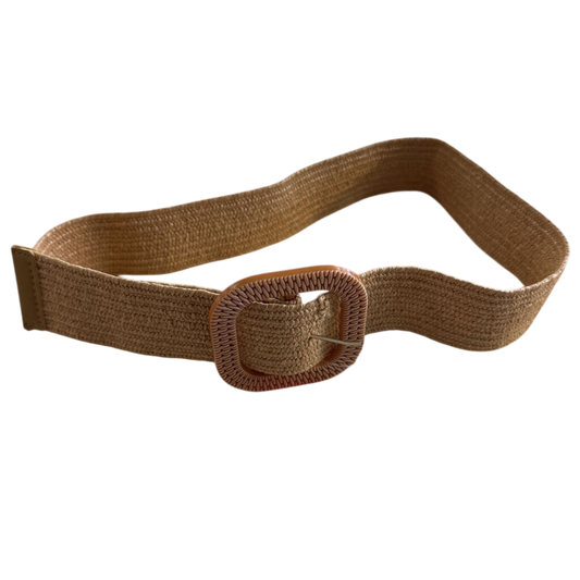 Natural Woven Stretchy Belt Small/ Medium