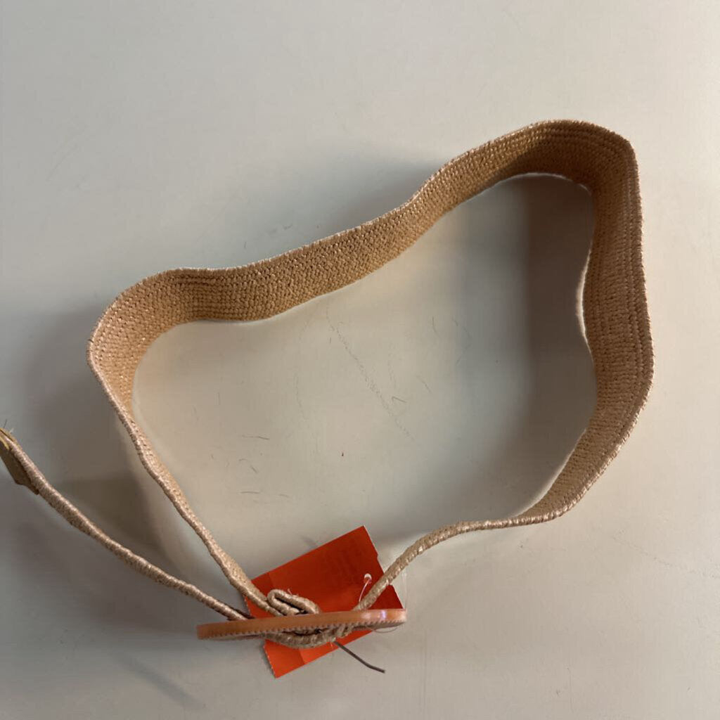 Natural Woven Stretchy Belt Small/ Medium