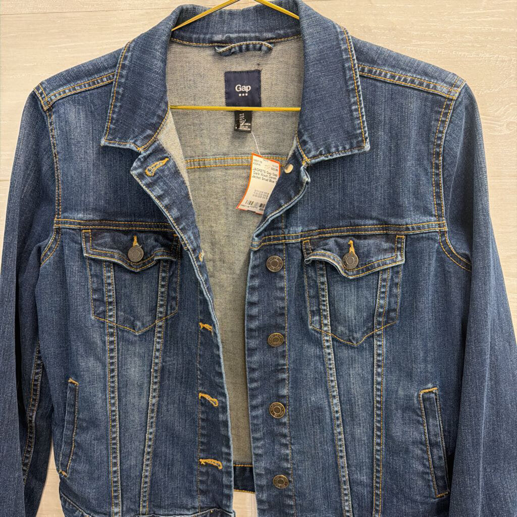 Gap Dark Wash Denim Jacket Small