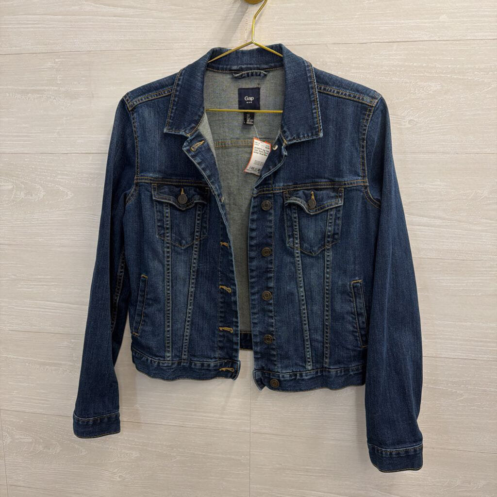 Gap Dark Wash Denim Jacket Small