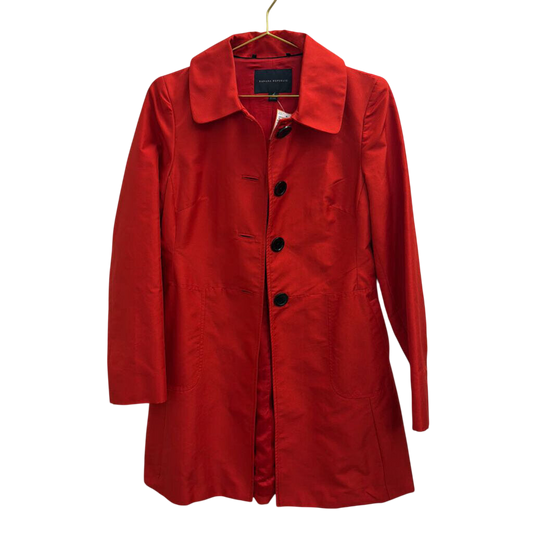 Banana Republic Red Long Jacket Small