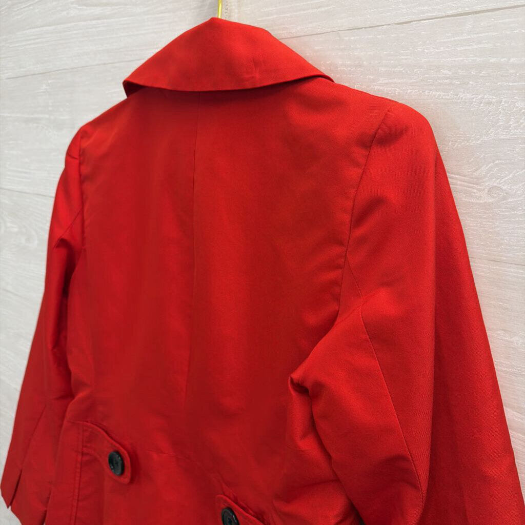 Banana Republic Red Long Jacket Small